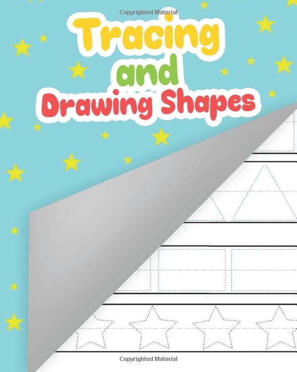 Tracing and Drawing Shapes: Shape Tracing Practice Worksheet - Preschool Shape Activity