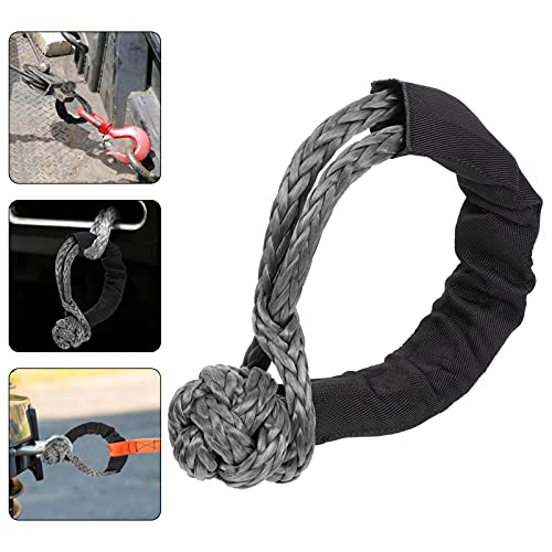 Wakauto Corda de nylon macia para recuperação de manilha com mangas para passeios de barco, caminhão