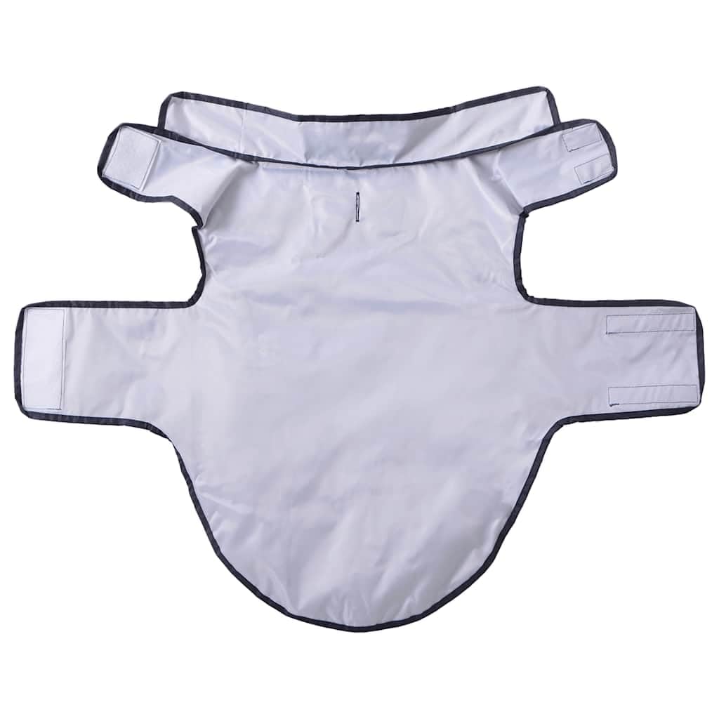 Impermeabile per cani, blu navy, in poliestere, 2XL, con strisce riflettenti, impermeabile, antivento e caldo, per autunno, inverno, all'aperto, passeggiate in caso di pioggia e neve