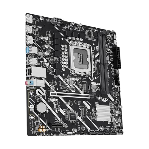 ASUS PRIME H810M E CSM Carte mère micro ATX Socket LGA1851 H810 Chipset USB C 3.2 Gen 1 USB 3.2 Gen 1 Gigabit LAN carte graphique embarquée unité centrale requise audio HD 8... - vue 6