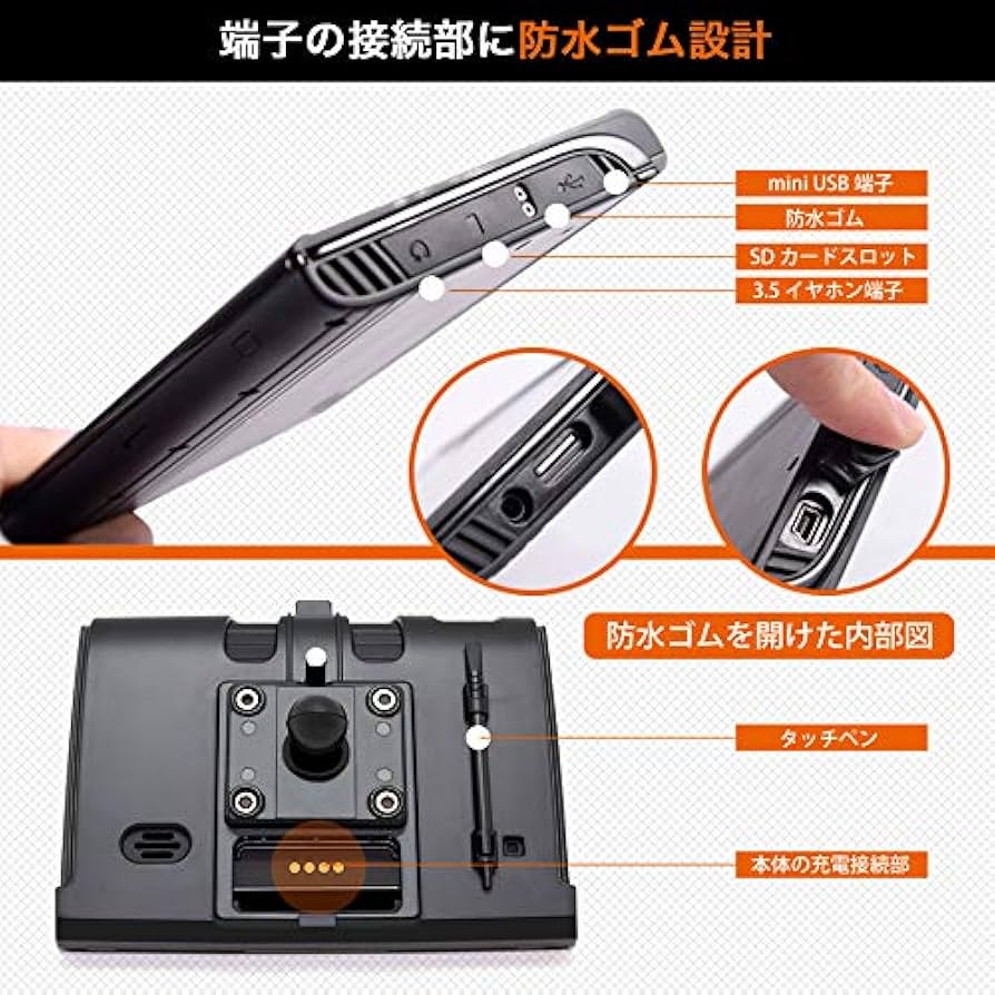 Amazon | SPEEDER 2021年版地図 バイク用 ポータブルナビ 5