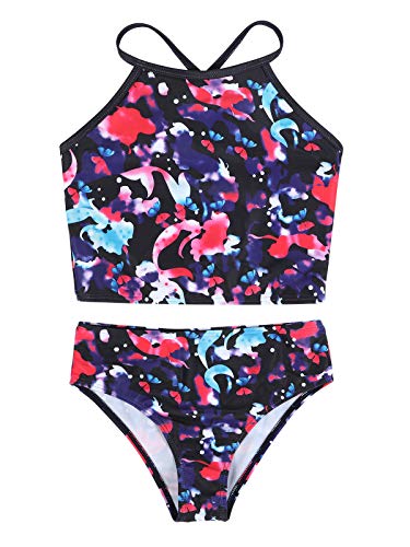 Cotrio Conjunto de biquíni princesa sereia maiôs de duas peças para bebês e meninas maiô colorido se