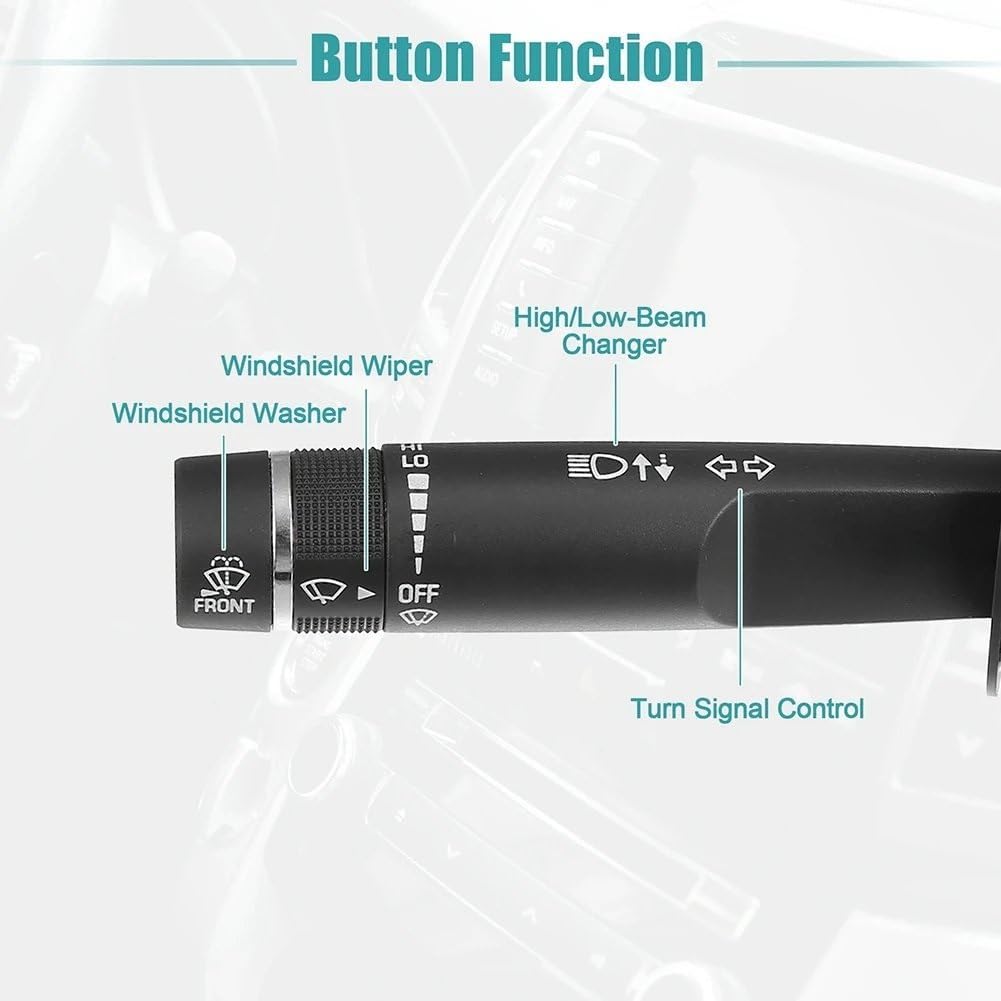 Car Cruise Control Switch, for Saturn, for Outlook 2008 2009 2010 15923682 Car Turn Signal Switch Car Cruise Control Switch Combination Switch