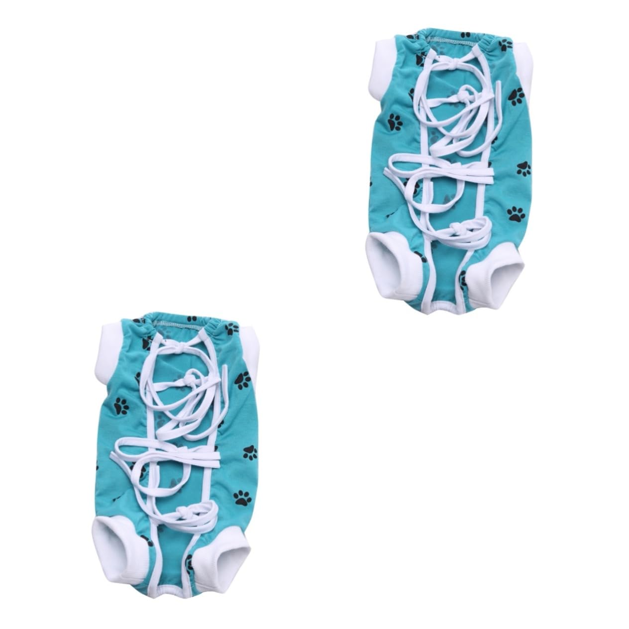 Costume pour chiens bleu BESPORTBLE x2 pour la convalescence des animaux blessés