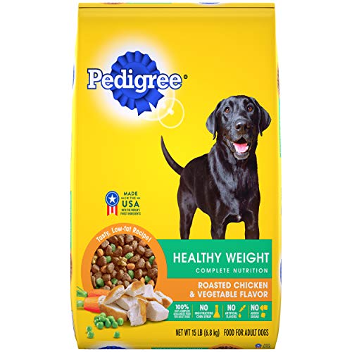 PEDIGREE Healthy Weight Roasted Chicken & Vegetable Flavor Dry Dog Food 15 Pounds