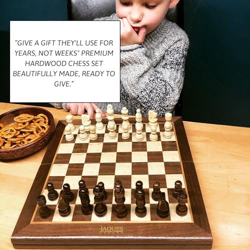 Jaques Of London Wooden Chess Set | Folding Chess Board & Pieces | Chess Set For Adults | Luxury Traditional Games For Adults And Kids | Since 1795 - 3