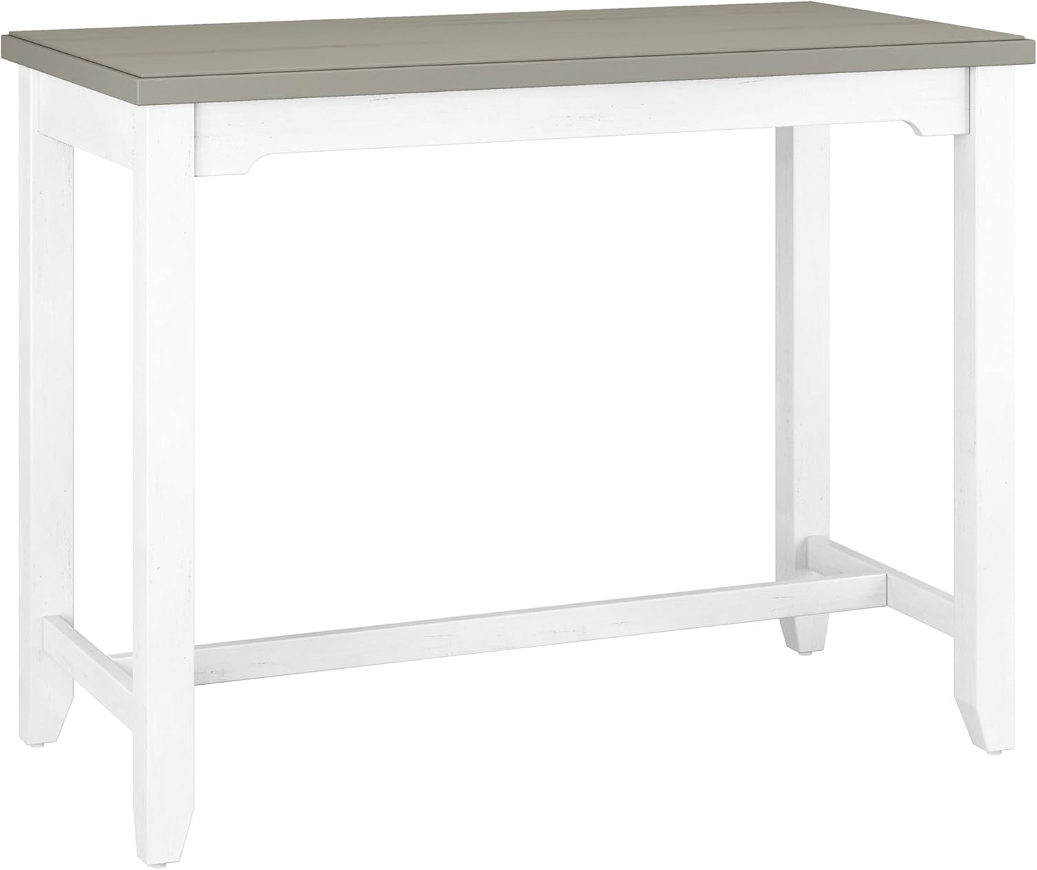 Hillsdale Furniture Hillsdale Clarion Side, Distressed Gray/Sea White Counter Height Table