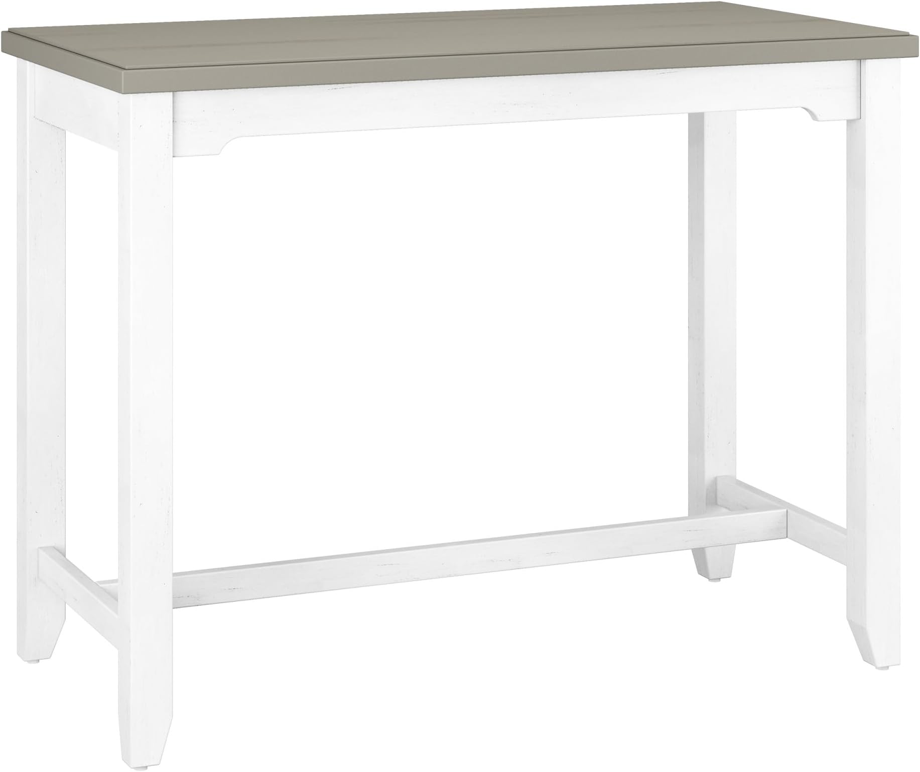 Hillsdale Furniture Hillsdale Clarion Side, Distressed Gray/Sea White Counter Height Table