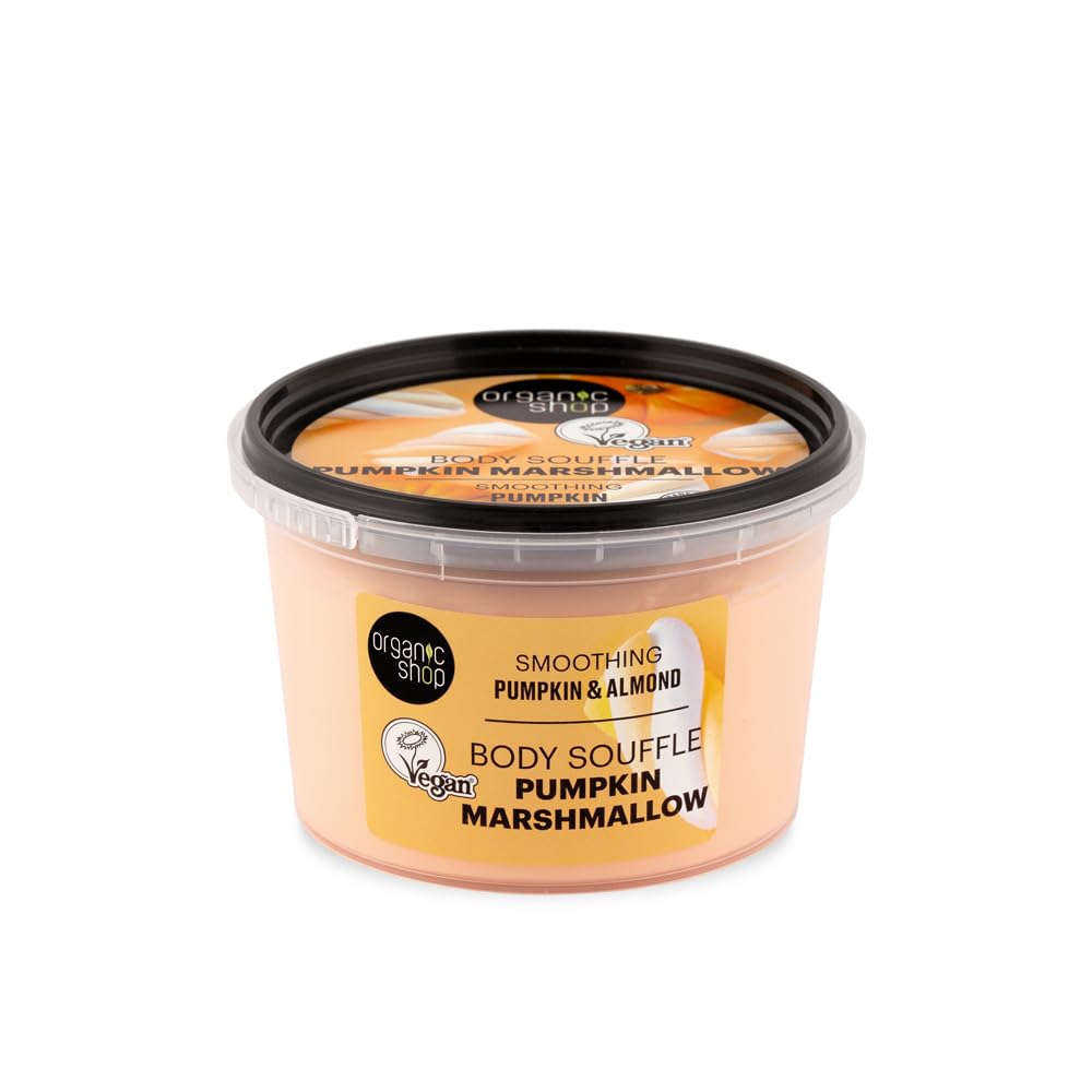 Organic Shop Body Souffle Pumpkin Marshmallow Smoothing Pumpkin & Amande 250 ml