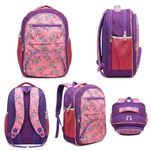 Image of Stylbase Kid School Backpack Bag for Girls and Boys | Ideal School Picnic Travel & Travelling Bag |17 Inches 4 Compartments, Water-Resistant Multipurpose for Kids