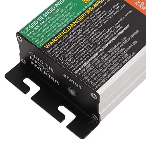 Solar Grid Tie Inverter, 150 W 230 V Reiner Sinus-Solar-Wechselrichter 10,8 V Bis 30 V DC-Eingang zu AC 180 V Bis 280 V Ausgang Mikro-Wechselrichter