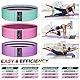 RenoJ Widerstandsbänder, Fitnessband Bootyband, 3 Set Resistance Bands Pull Up, Pilates Stoffbänder für Workout, Yoga, Training, Fitnessstudio, Zuhause