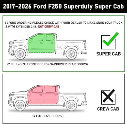 Estribos para Ford F250 Super Cab 2017-2026 Acero miniatura 3