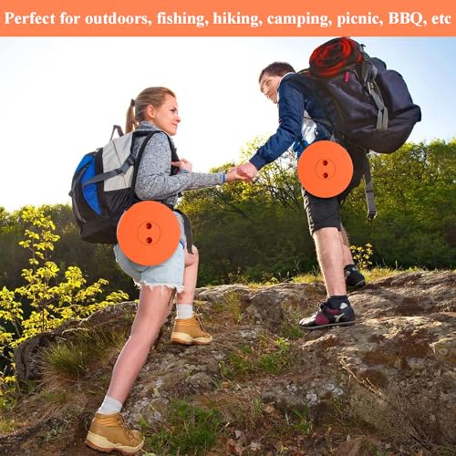 Image of Fishboy Upgraded Collapsible Stool, 400lbs Max Weight, Lightweight But Sturdy, Portable Retractable Folding Telescoping Foldable Camping Stool for Adults Outdoor Fishing Hiking BBQ