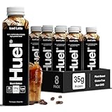 Huel Black Edition Ready-to-drink, 8 x 500ml Bottles, Protein Shakes, Iced Latte High, High Protein Drink, 35g Protein Per Bottle, Rich in Vitamin D, Fatty Acids, Calcium, Ready Meals
