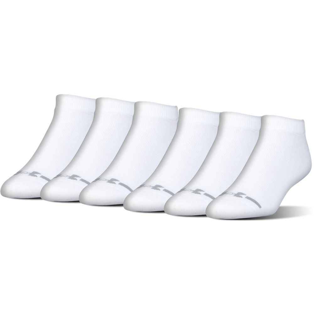 Under Armour Men's Charged Cotton No Show Socks