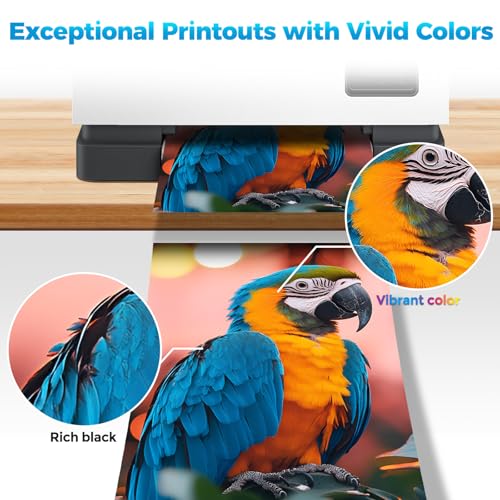 Image of 61XL 61 Ink Cartridges for HP Printers Envy 4500 5530 Compatible for HP Ink 61XL HP61 61 XL Black and Color Combo Pack for Officejet 4630 4635 Envy 4502 5535 Deskjet 1000 1510 2050 2510 2540, 2-Pack