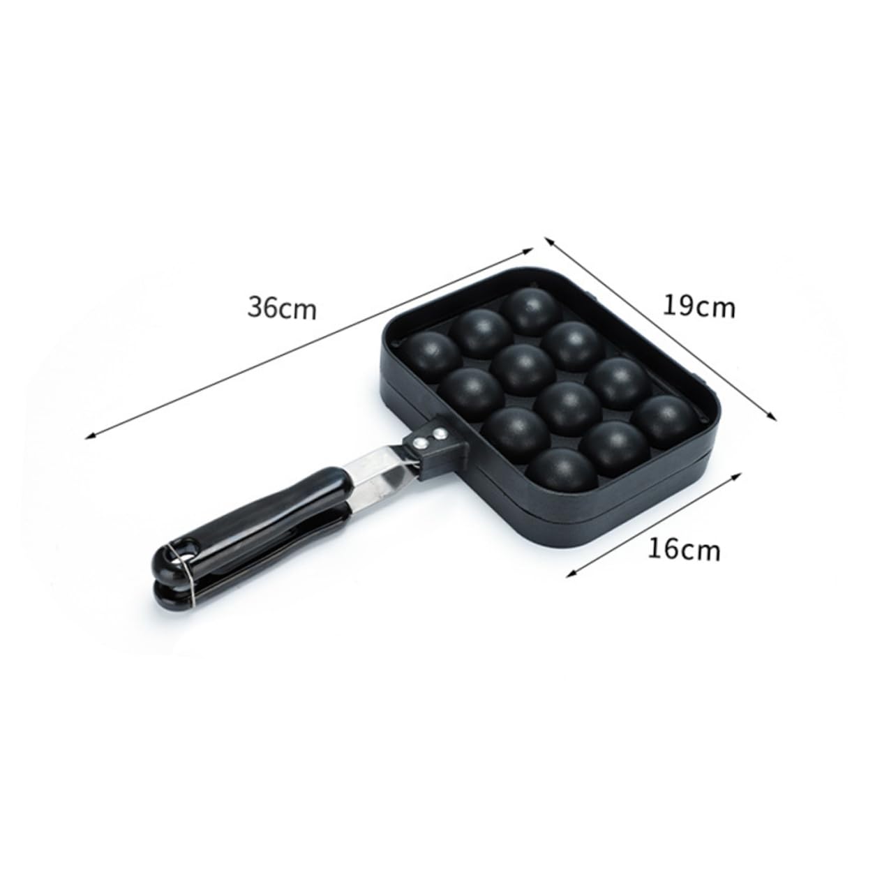 Healifty Household Pancake Baking Mold Non Stick Griddle Pan for and Fish Cooking Ergonomic Design Fast Heating for Home Kitchen Use