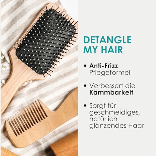 Jean & Len Entwirrungswunder 2-Phasen Leave-In Conditioner, für jeden Haartyp geeignet, entwirrt das Haar & verbessert die Kämmbarkeit, Detangling Spray, ohne Silikone & Parabene, vegan, 100 ml