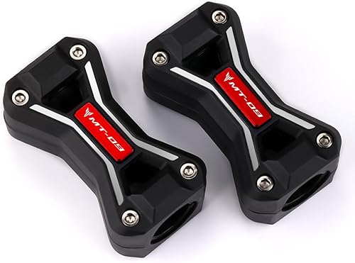 Compatible with Ya-ma-ha MT-09 MT09 FZ 09 All Year Motorcycle Engine Guard Bumper Crash Bar Protection mt 09 fz09 Accessories (red)