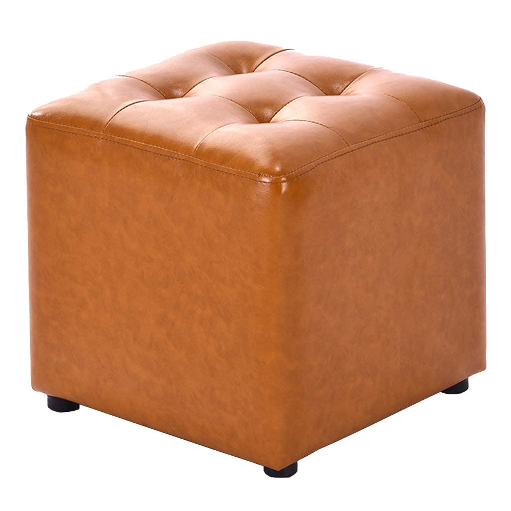 Tabouret Carré Antidérapant et Imperméable : Repose-Pieds en Cuir Facile à Nettoyer #3