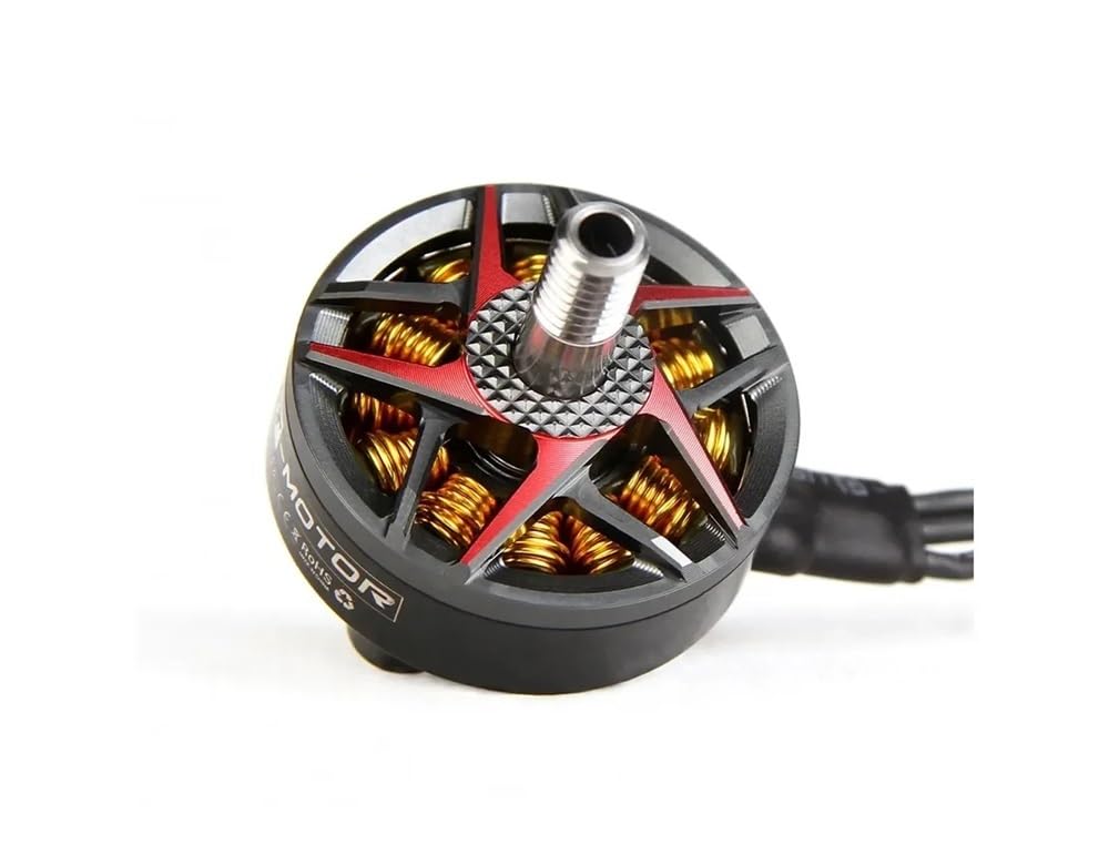 F60 Pro IV V2.0 Brushless Motor 2207 1750KV 1950KV 2550KV For 5-6 inch Propulsion System drones Platform 25V Power Alignment 1PC(1PCS 1950KV Red)