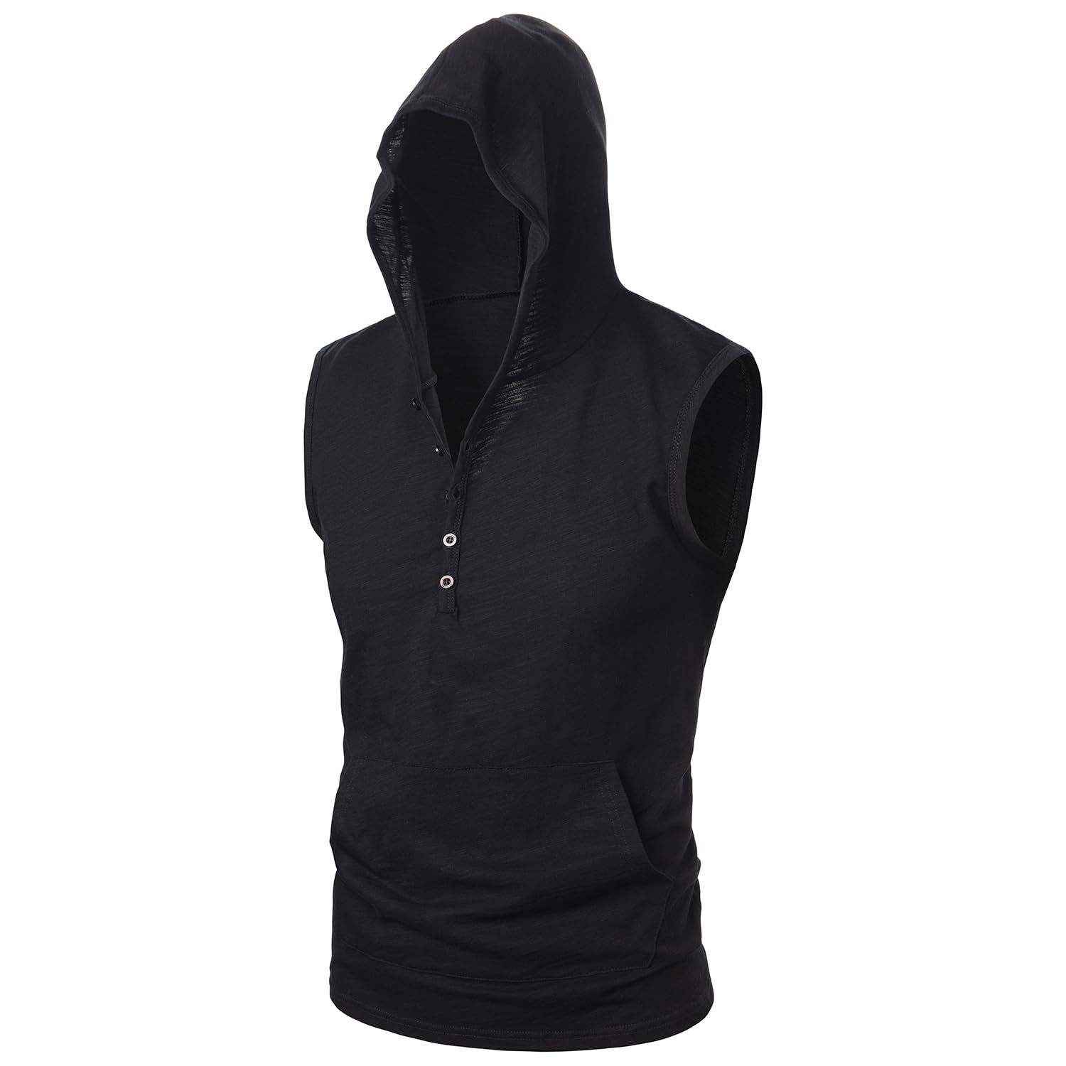 Camiseta sin mangas para hombre, sin mangas, para gimnasio, entrenamiento, verano, capucha, muscle