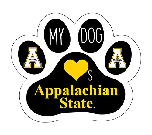 Appalachian State Mountaineers Dog Paw Magnet Officially Licensed Collegiate Product