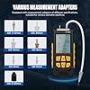 PT520 Digital Manometer Air Pressure Gauge -100-200 KPa 0.1 Resolution air pressure 10 Units Differential Dual-Port HVAC Digital Manometer Gas Pressure Tester with Backlight LCD Display #4
