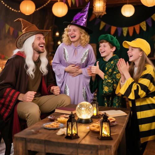 3 Stück Halloween Deko Kürbis Laterne, Halloween Herbstdeko Innen Outdoor mit LED Kürbis Kerze, Halloweendeko Aesthetic Draußen… – Ansicht 4
