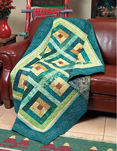 I Love Batiks: 9 Colorful Quilt Designs with Bali Pops 2 1/2" Fabric Strips (Design Originals) How-To Quilting Instructions to Use Up Your Yardage, Strips, and Scraps - Image 6