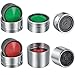 40 Pieces Faucet Aerator Flow Restrictor Insert Faucet Aerators Replacement Parts for Bathroom or Kitchen, Red(2.2 GPM) and Green(1.5 GPM)