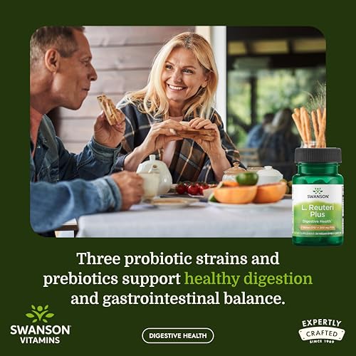 Image of Swanson Probiotic L.Reuteri Plus 30 Veg Drcapsules,1 Count