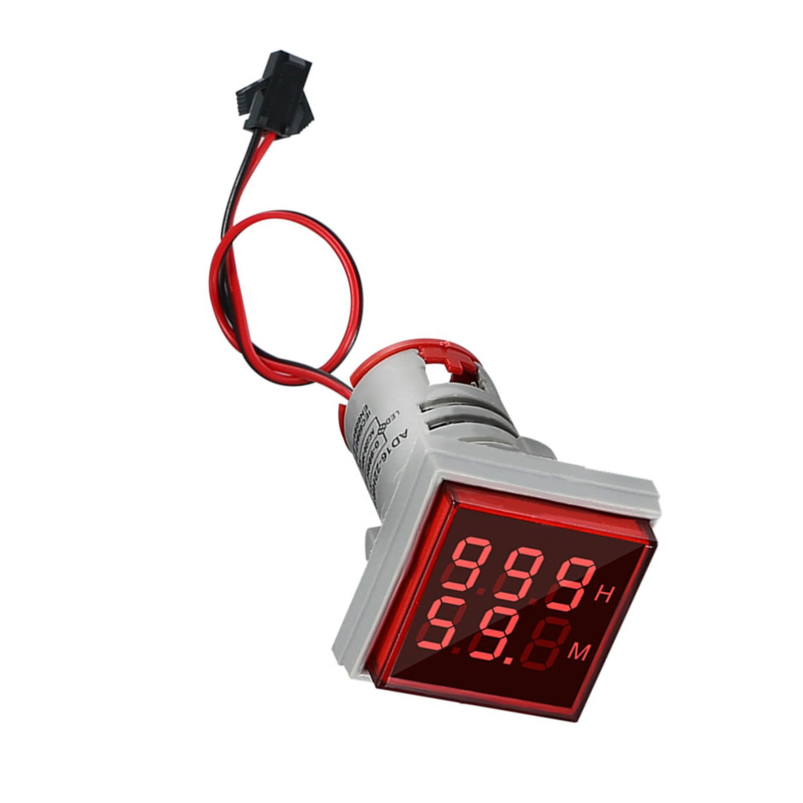 Display Square Hour Meter Precisions Timing LED High Brightness Counter for Power Communication & Machinery Precisions Timing Device