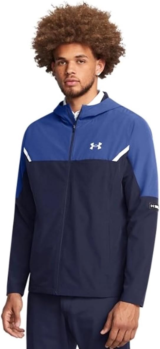 Under Armour Vanish Woven Utility Erkek Mavi Antrenman Ceket 1389255-410 S