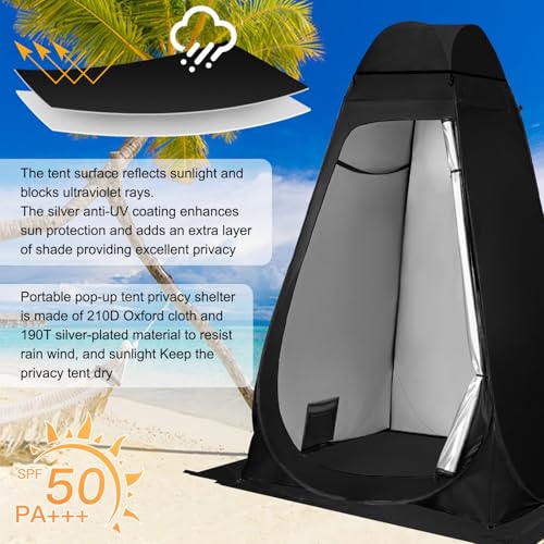Pop Up Tent for Hiking, Fishing, Privacy Tent, Porta-Potty miniatura 6