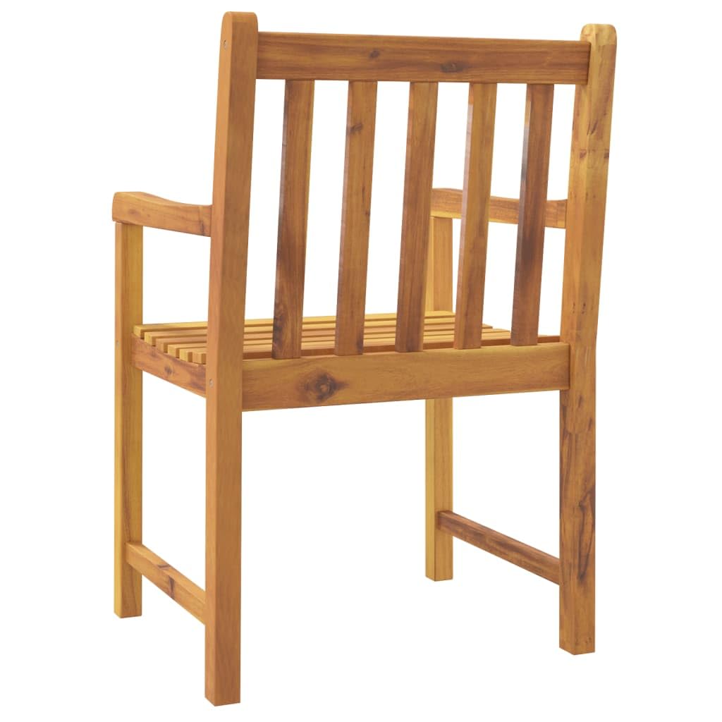 Krzesła ogrodowe Zestaw 6 56 x 55,5 x 90 lite drewno akacjowe, plastikowy fotel ogrodowy, krzesło zewnętrzne tarasowe, plastikowy ogród salon