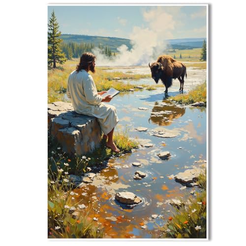 Cancer Faith Wall Signs - Jesus Walking on Water Christian
