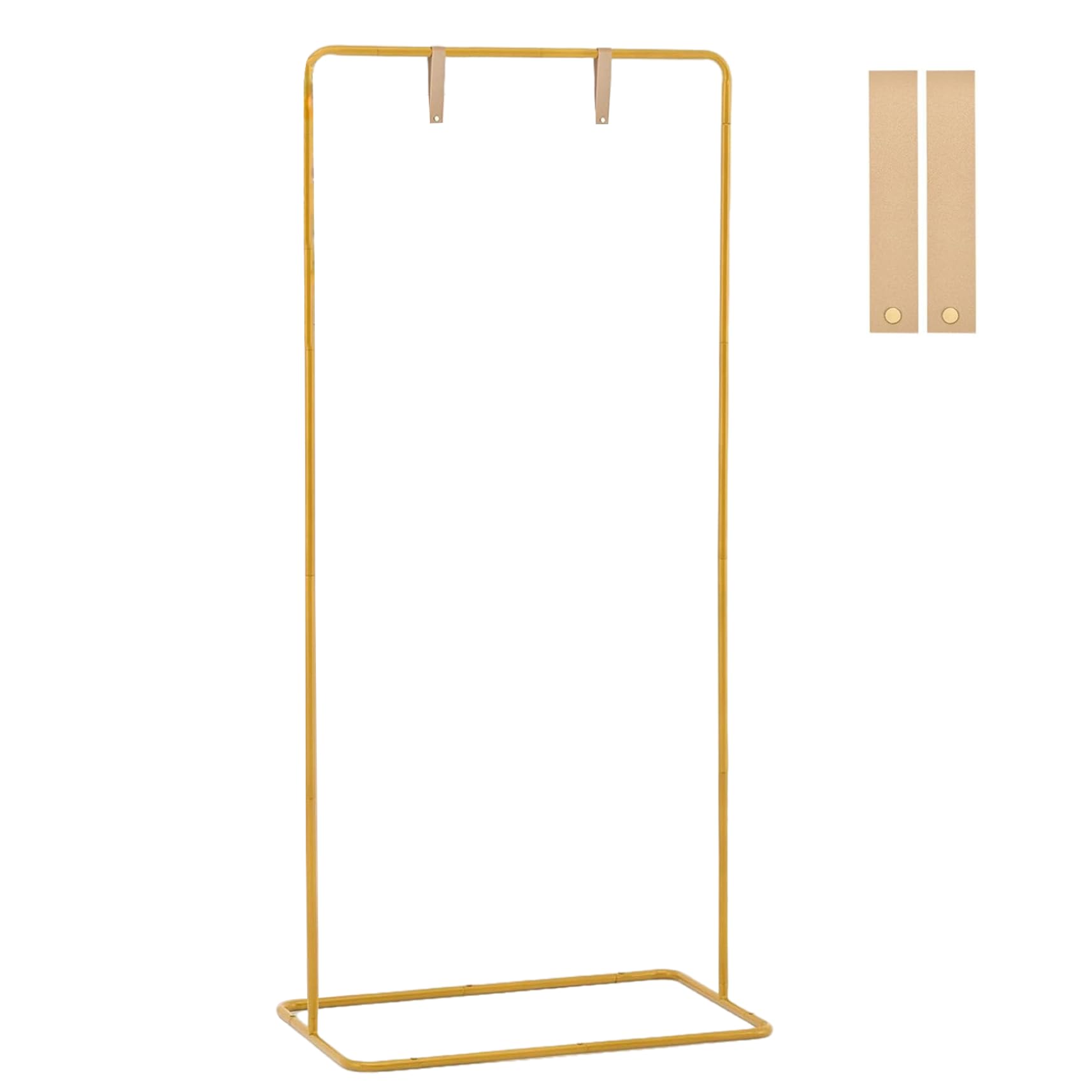 Support de panneau de bienvenue stable en fer doré pour éviter la chute du décor de mariage