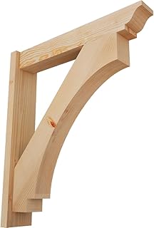 5 1/2"W x 28"D x 32"H Imperial Smooth Traditional Outlooker, Douglas Fir