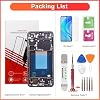 Pantalla OLED para Samsung Galaxy S24 FE 5G Reemplazo | OLED, con Kit de Herramientas, Negro, con Marco, Pantalla Táctil Digitalizador, para SM-S721B, SM-S721U, SM-S721N 4