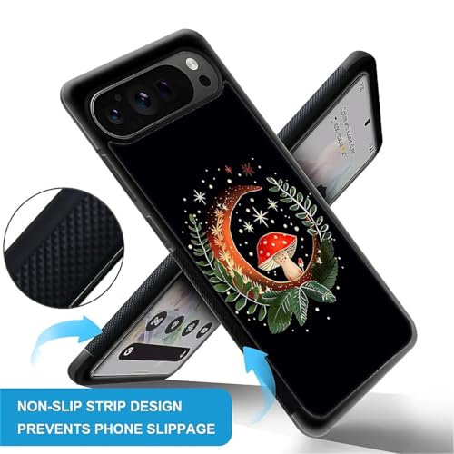 Coque Google Pixel 9 Pro XL lune feuillue pour vos sorties