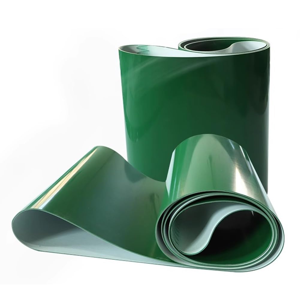 Cinta transportadora de PVC, rollo de tambor industrial de 3 mm de grosor para líneas de montaje, puertos comerciales y fábricas, transporte de hojas planas (20 x 500 cm)