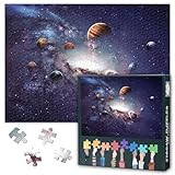 Puzzle 1000 pièces pour adultes Système Solaire Galaxie Univers, Puzzles 1000...