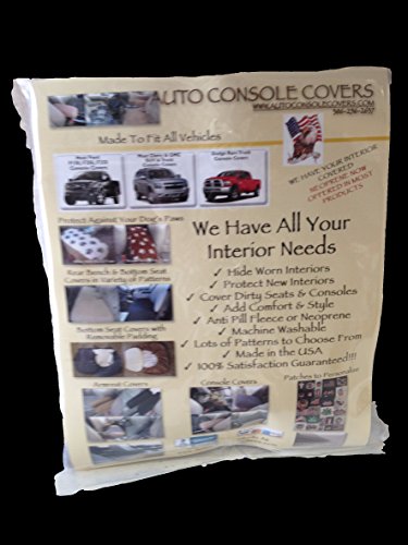 Auto Console Covers- Fits The Nissan Frontier 2005-2021 Center Console Armrest Cover Fleece- Dark Gray #TOP4