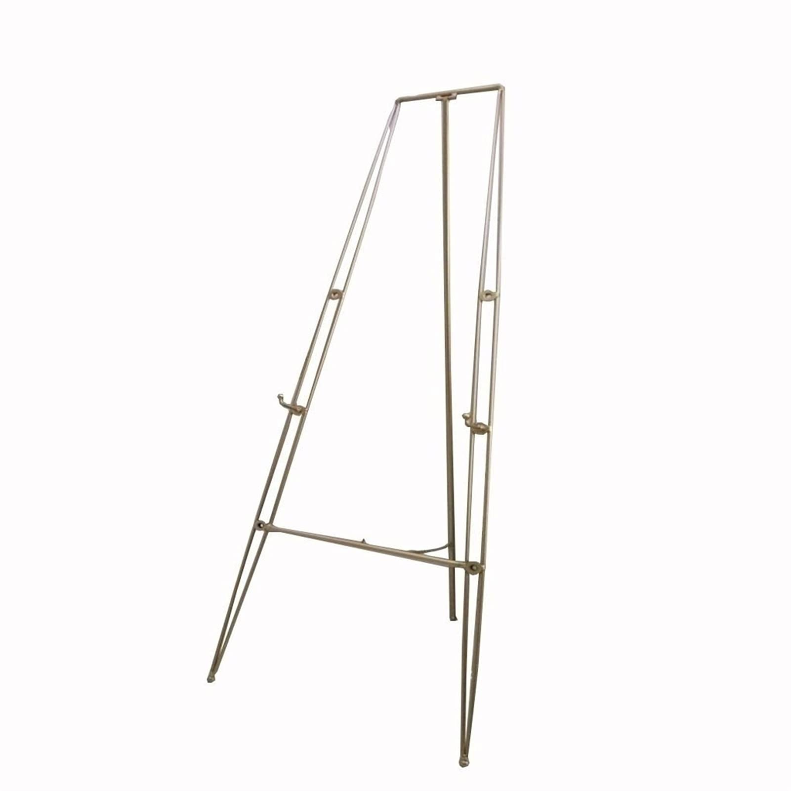 HADECOLL Tripod Metal Advertising Stand,Stable Living Room Decorative Painting Display Easel,Coffee Shop Floor-Stand Poster Holder,Size_Name-120 Cm