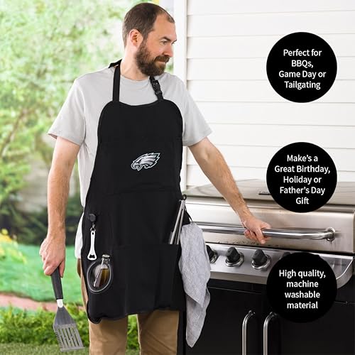 image for Team Sports America NFL Philadelphia Eagles Ultimate Grilling Apron | 