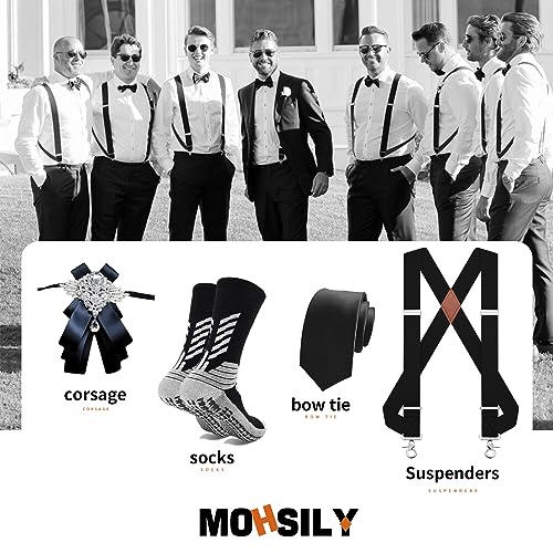 Image of Suspenders for Men Suspenders for Jeans Heavy Duty Big and Tall
