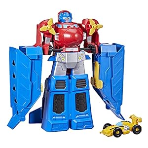 Transformers-Optimus-Prime-Jumbo-Jet-Wing-Racer-Playset-with-45-inch-Bumblebee-Racecar-Action-Figure-Converting-Toys-Ages-3-and-Up-15-inch