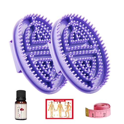 Cepillo De Masaje Relajante Para Todo El Cuerpo - Cepillo Meridiano Con Diseño Ergonómico,Peine Masajeador Seguro para Relajación Corporal en Familia, Amigos y Compañeros